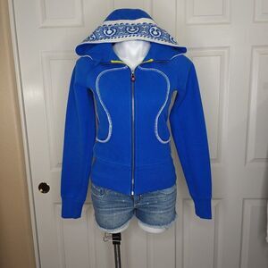 RARE Lululemon Remix Scuba Hoodie Vancouver Olympic Games 2010 Sweden sz 4